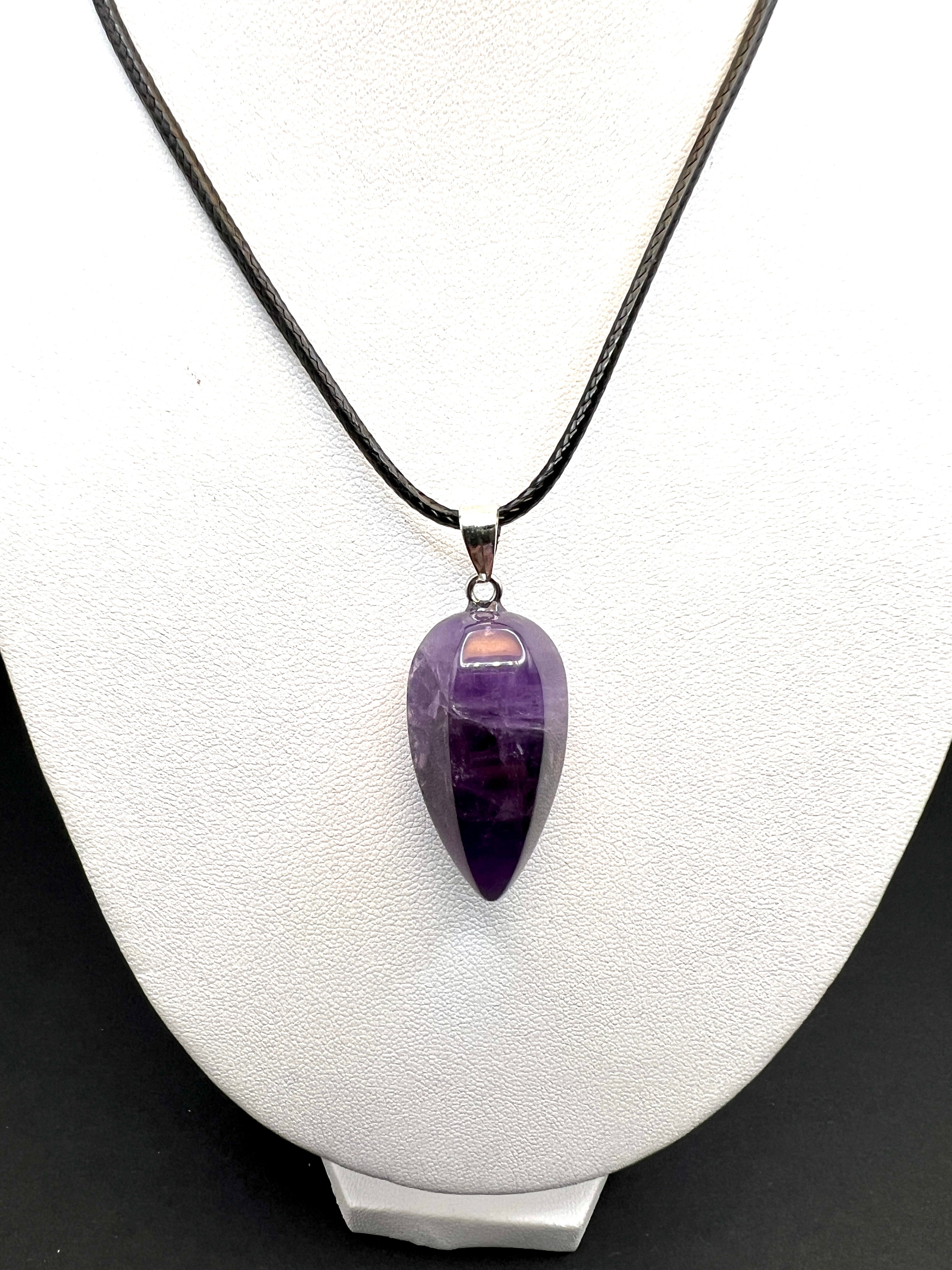 Buy Sale Raw Purple Amethyst Stone Pendant Gold Crystal Necklace, Lavender  Gemstone Chunk, Statement Jewelry Online in India - Etsy